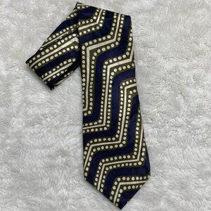 Cellini Men's Blue Green 100% Silk Tie